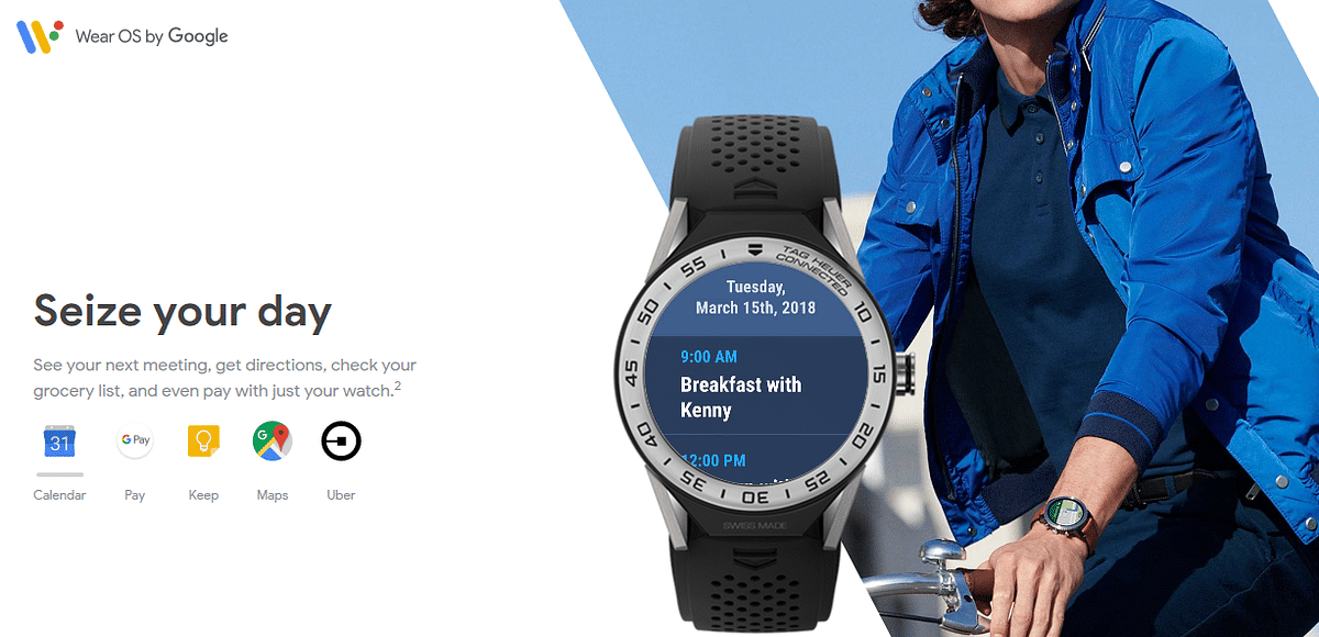 Smartwatch Wear OS features (Picture Credit: Google)