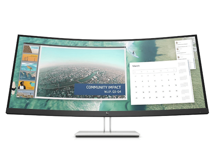 HP E344c Curved Monitor (Picture credit: HP)
