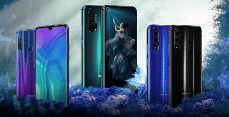 Honor 20 series; picture credit: Honor India