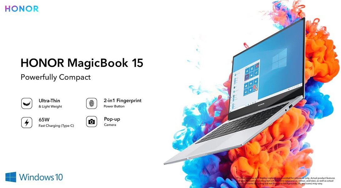 Honor MagicBook 15 launched in India. Credit: Honor India