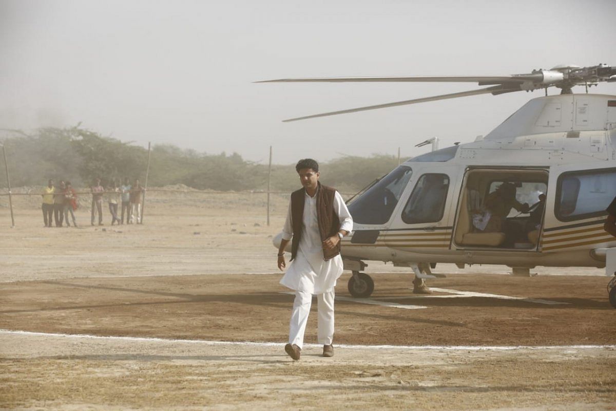 Sachin Pilot during an election campaign