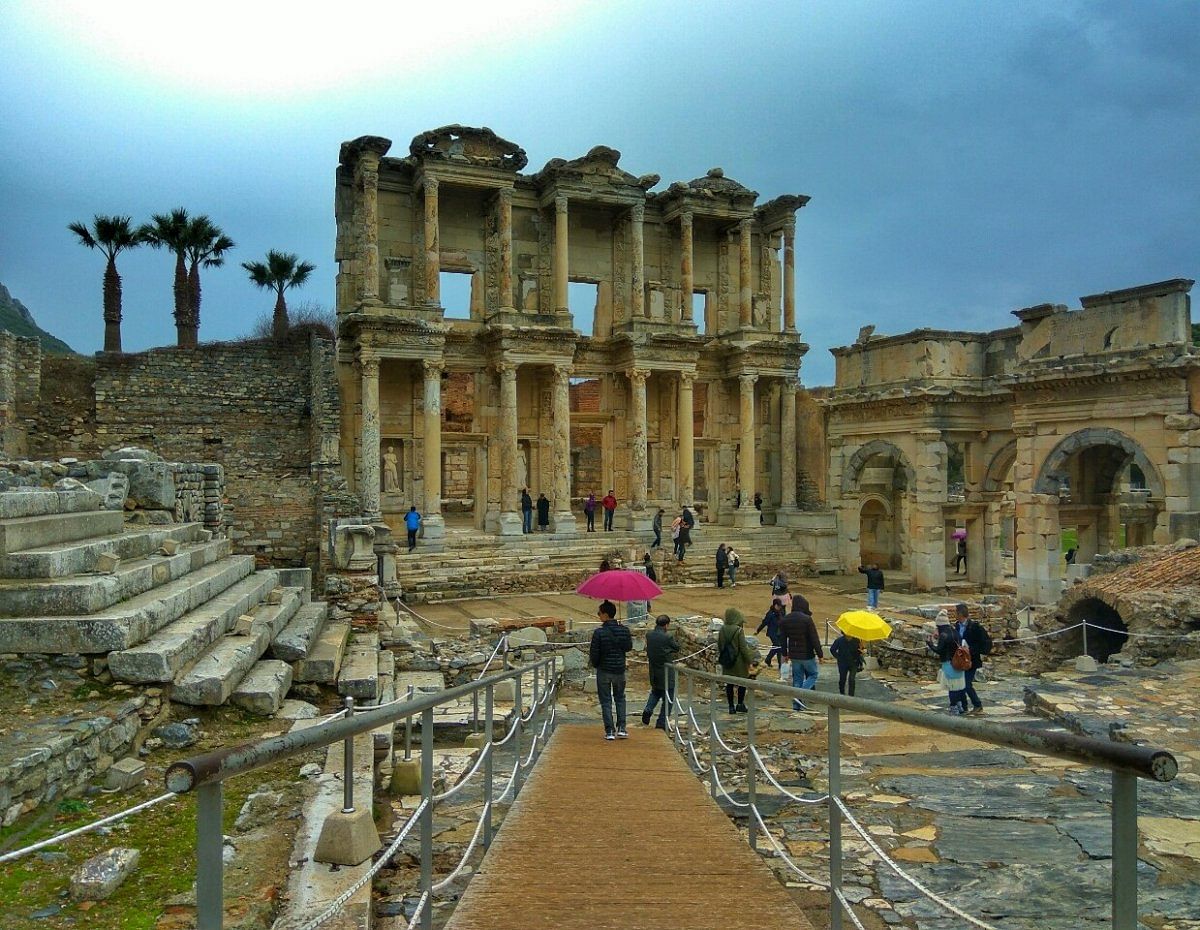 The Agora ruins of Ephesus