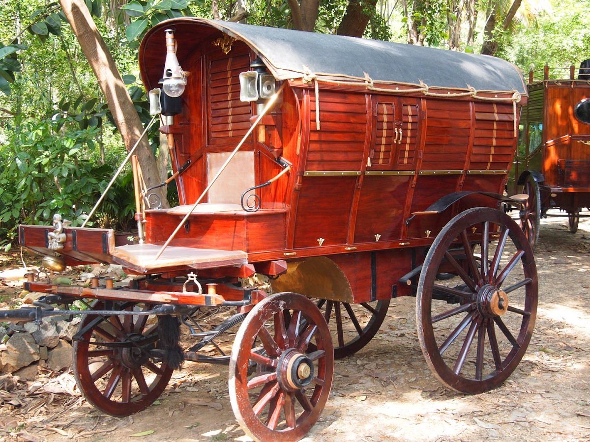The Bow Wagon for Bikaner, is among the rare pieces on display at UB City. It is 179 years old.