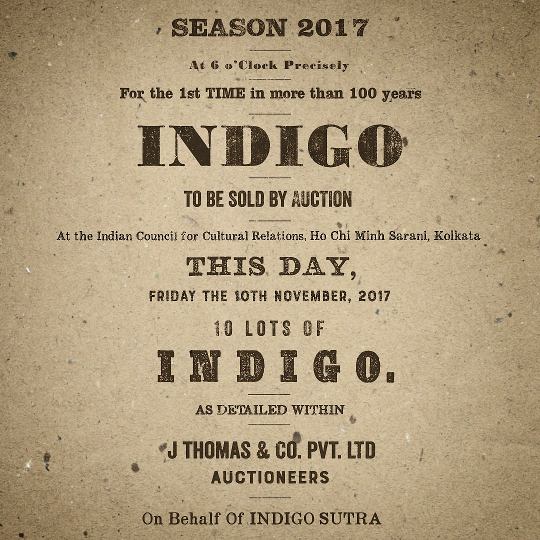 First ever auction that sold indigo via auction.Photos by Jenny Balfour Paul