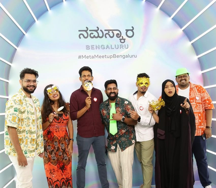Several Reel creators attended the Instagram Bengaluru meet. Credit: Special Arrangement