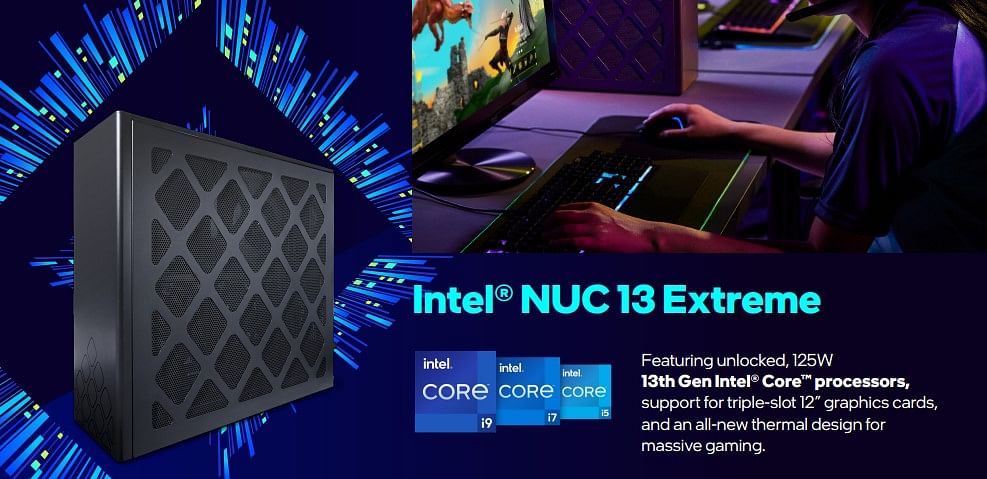 Intel NUC 13 Extreme series. Credit: Intel