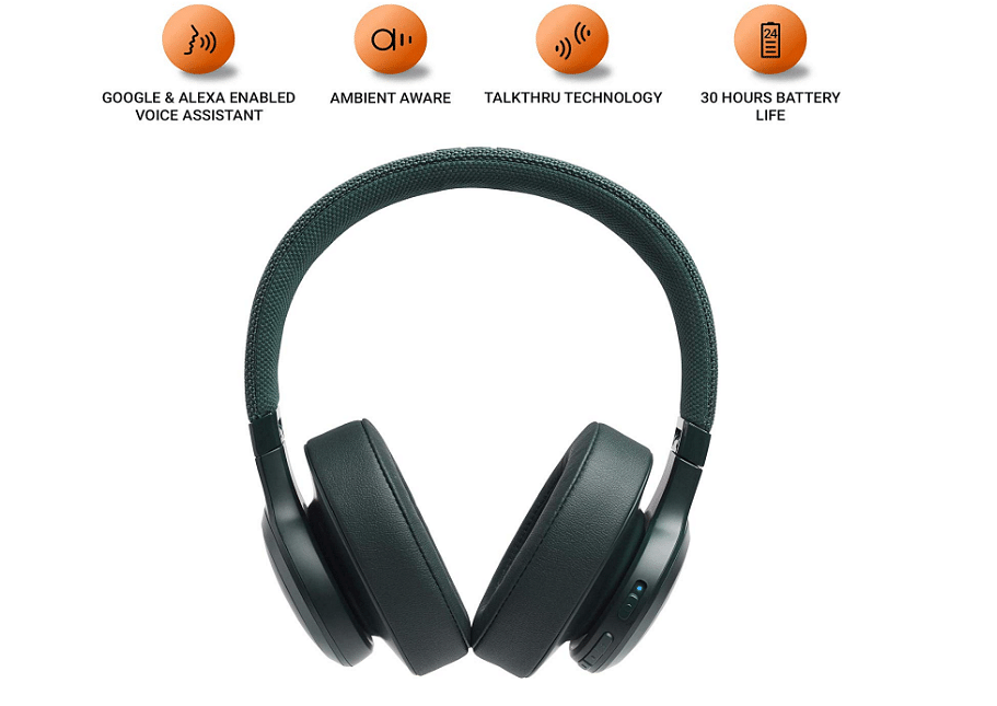 JBL Live 500BT Wireless Over-Ear Voice Enabled Headphones; picture credit: Amazon