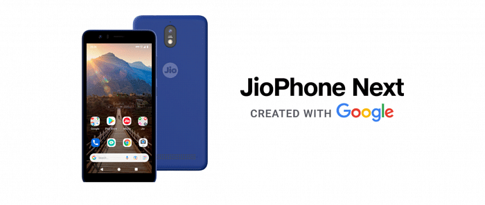 JioPhone Next. Credit: Google India
