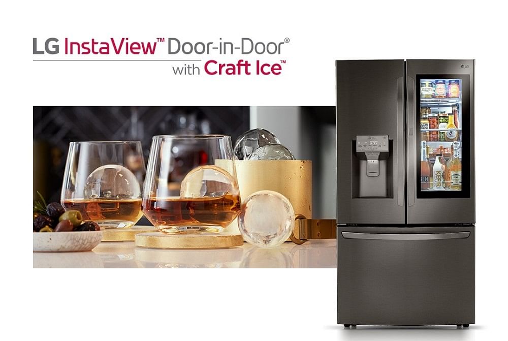 LG InstaView Door-in-Door fridge (Credit: LG)
