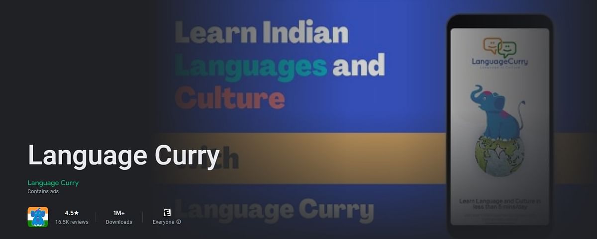 Language Curry on Google Play Store (screengrab)