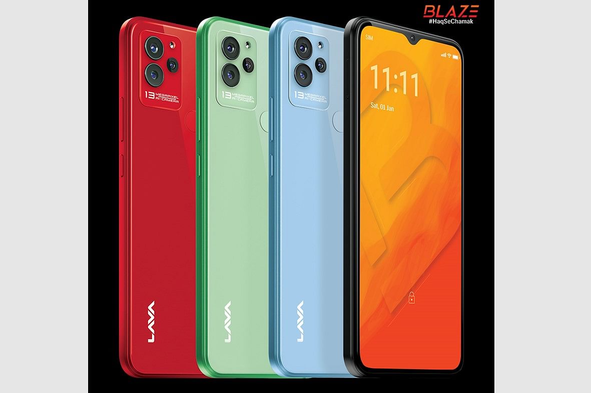 The new Blaze series phone. Credit: Lava