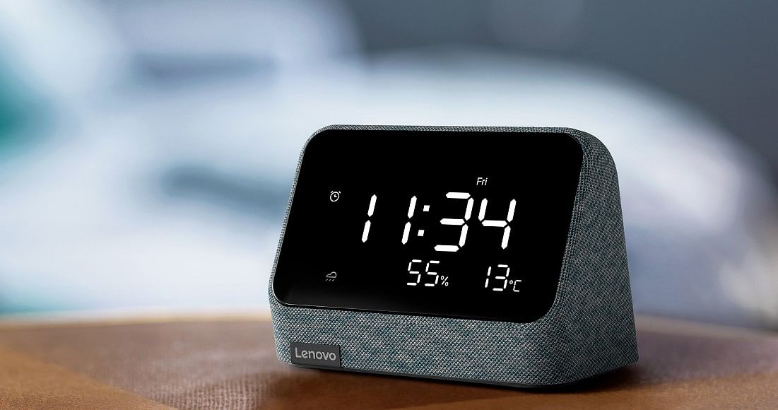 Lenovo Smart Clock Essential with Alexa Built-in. Credit: Lenovo