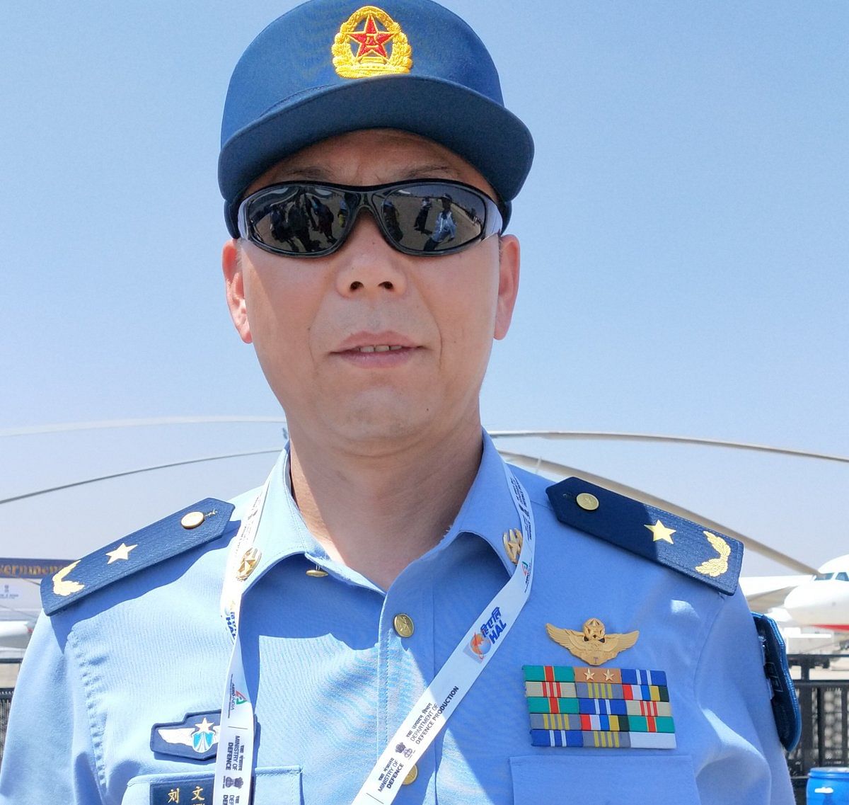 Major General Liu Wenqiis visiting from China.
