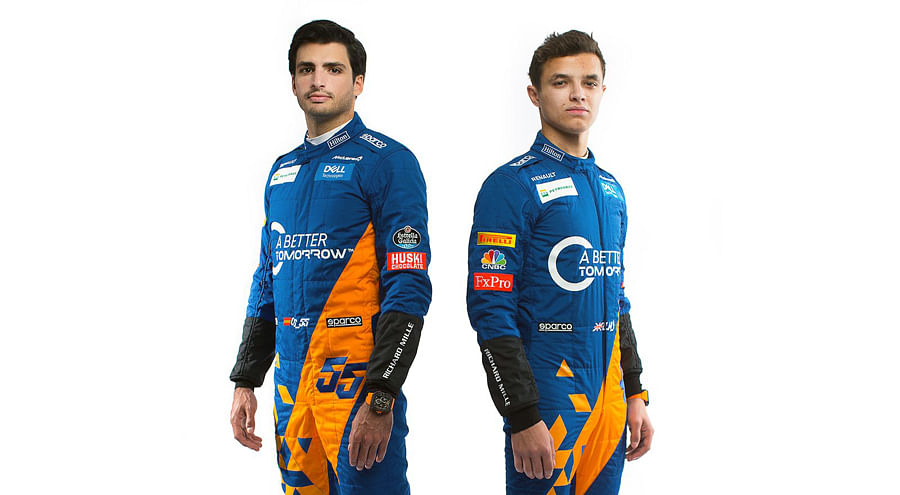 Carlos Sainz (L) and Lando Norris. Picture credit: McLaren Racing