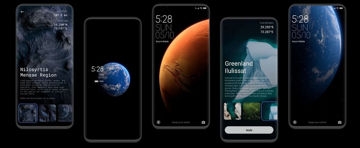 MIUI 12 brings new set of wallpapers (Picture credit: Xiaomi)