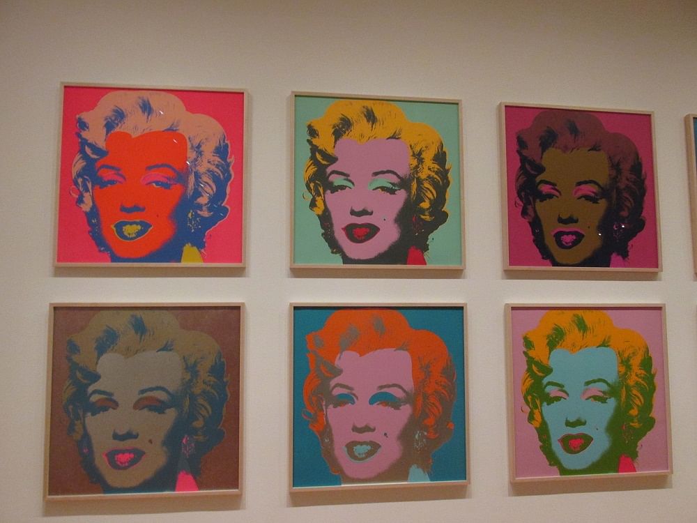 MOMA 'GOLD MARILYN MONROE' BY ANDY WARHOL
