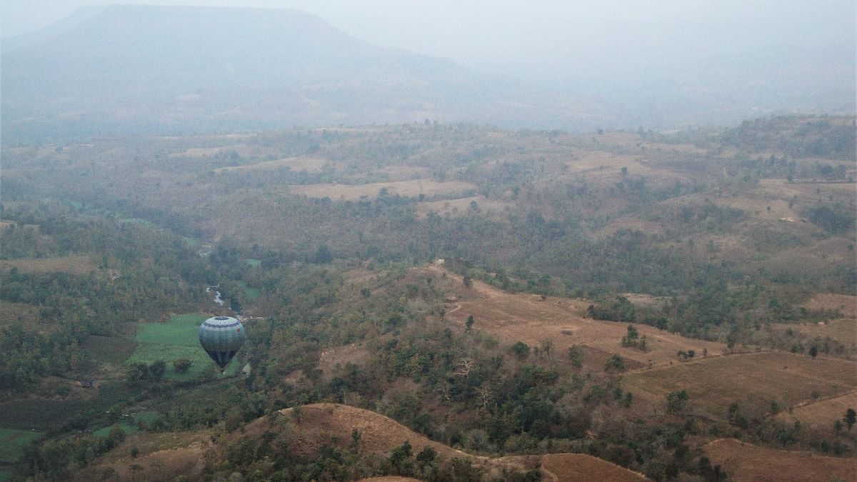 Magical Mandu from a hot air balloon