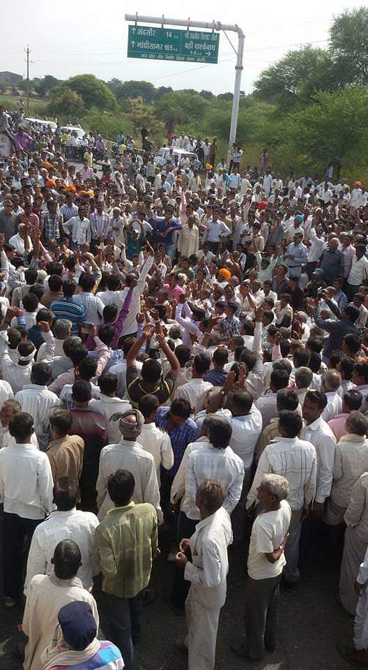 2017 farmer agitation in Mandsaurin which six farmers were killed (File photo)