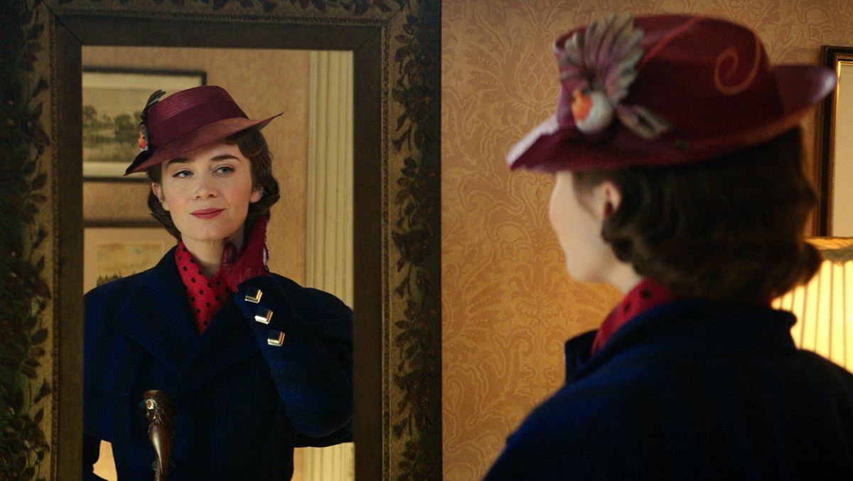 Emily Blunt as Mary Poppins in Mary Poppins Returns