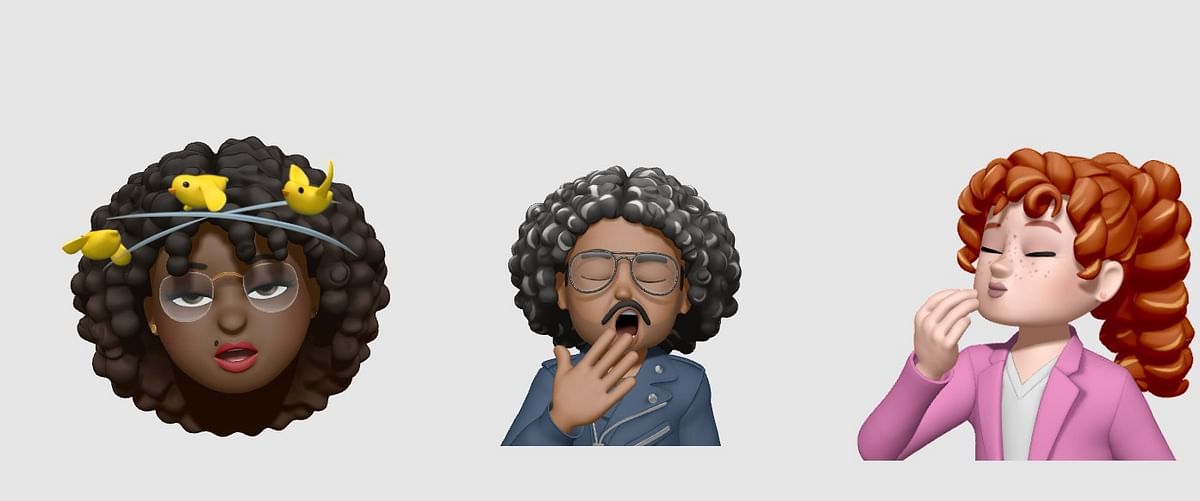 New Memojis and stickers coming in iOS 16. Credit: Apple