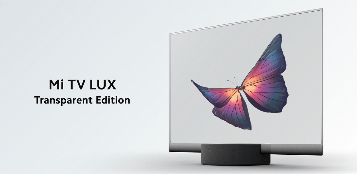 Xiaomi launched Mi TV Lux Transparent Edition in India. Credit: Xiaomi/Twitter