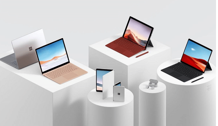 Newly launched Surface hardware (Picture Credit: Microsoft)
