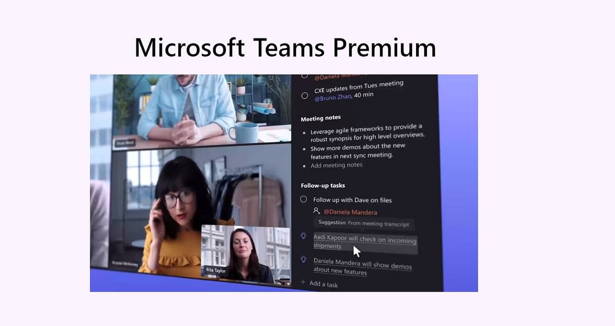 Teams Premium Service teaser. Credit: Microsoft