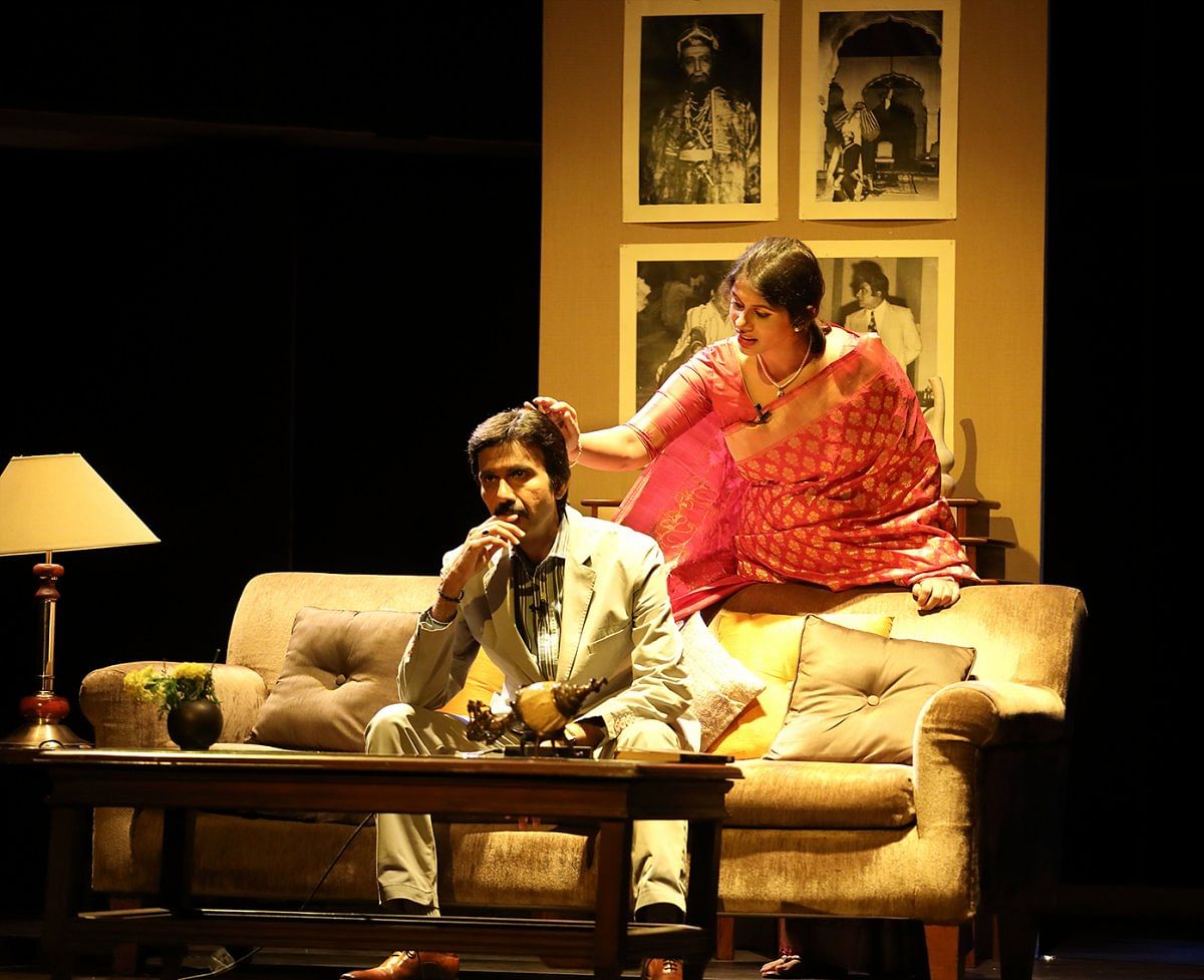 Mohammad Ali Baig and Noor Baig in 'Under an Oak Tree' staged in London