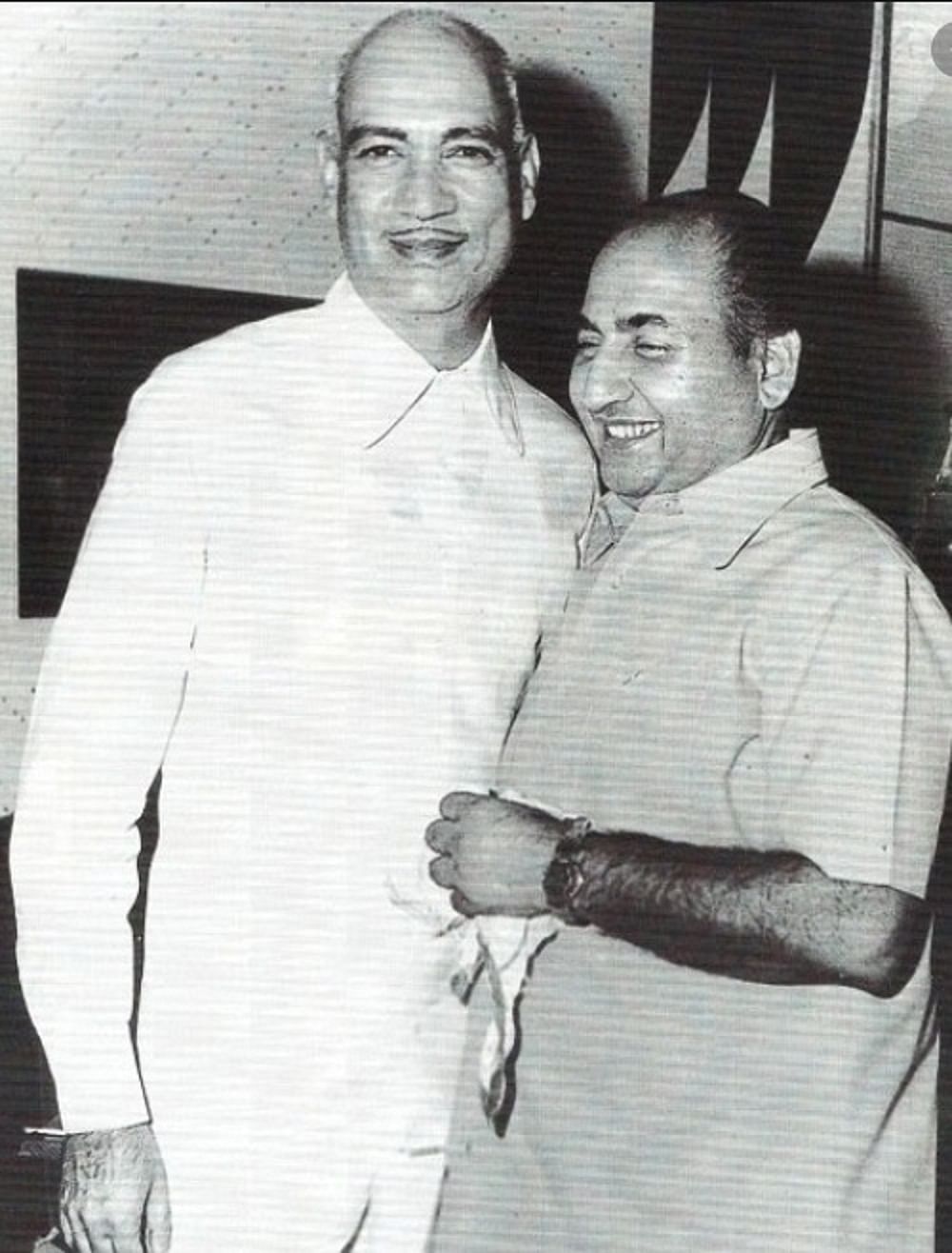 He enjoyed a personal rapport withMohammad Rafi. Credit: www.mohdrafi.com