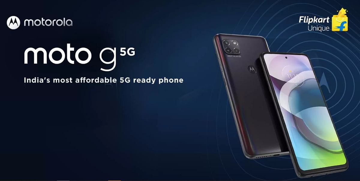 Motorola Moto G 5G coming soon to India. Credit: Flipkart