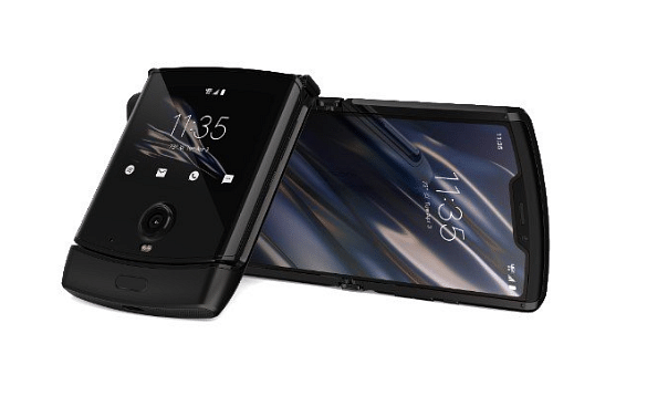 The new Motorola Razr flip phone with true flexible screen (Picture credit: Motorola India)