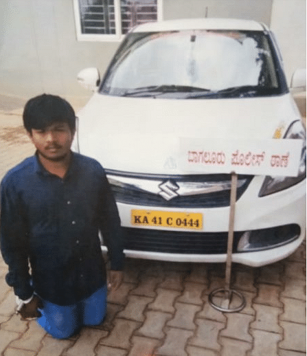 Ola driver HM Nagesh, who is accused of murder.