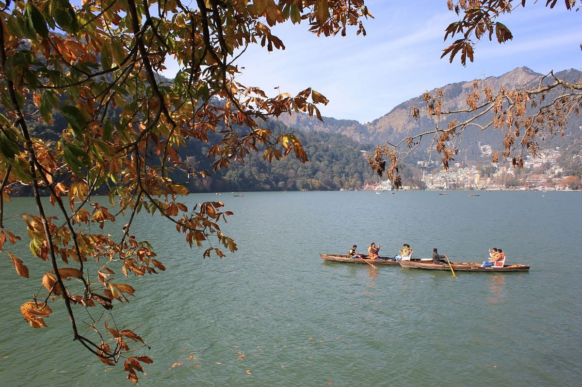 Boating at Nainital Lake
