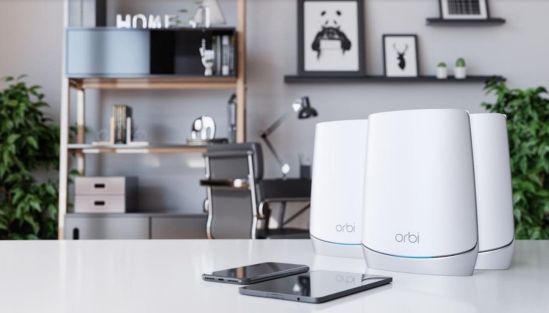 Netgear Orbi AX4200 Tri-Band Wi-Fi 6 Mesh System (RBK753). Credit: Netgear