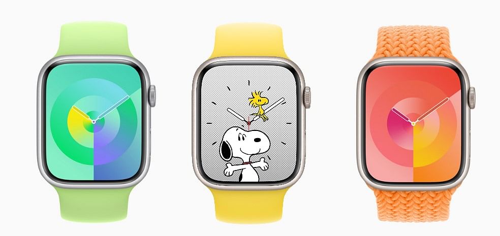 New Watch Faces coming with watchOS 10. Credit: Apple