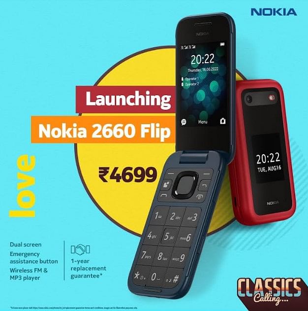 Nokia 2660 Flip. Credit: HMD Global