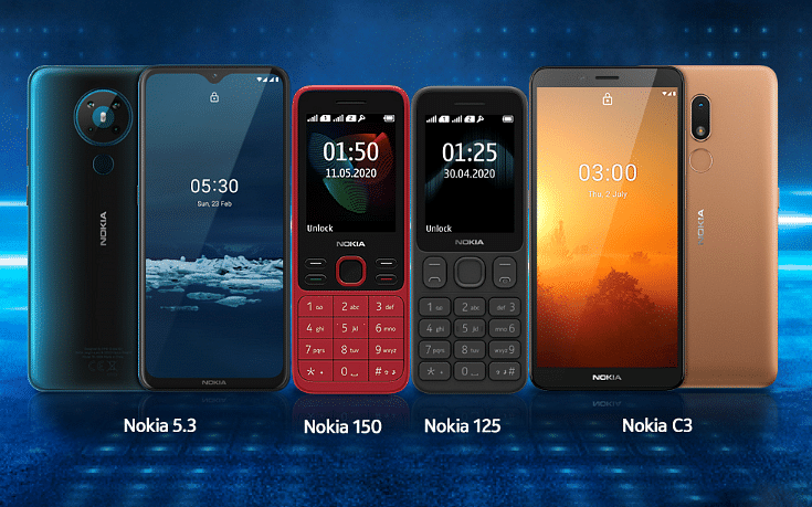 Newly launched Nokia phones in India. Credit: HMD Global