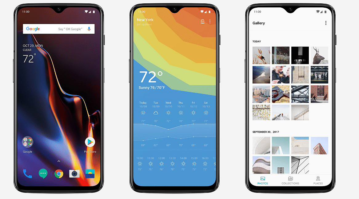 OnePlus 6T; picture credit: OnePlus