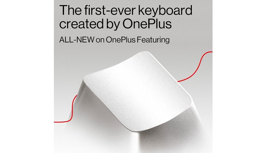 OnePlus Keyboard's design teaser. Credit: OnePlus