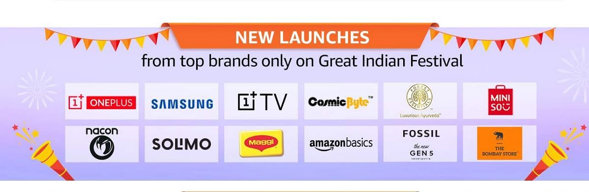 Amazon listed OnePlus TV on Great Indian Sale banner (Picture Credit: Amazon India screengrab)