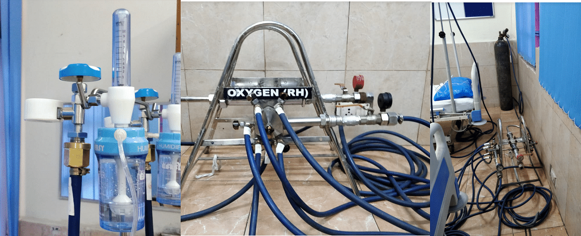 Oxygen Supply apparatus developed by Naval Dockyard at Visakhapatnam