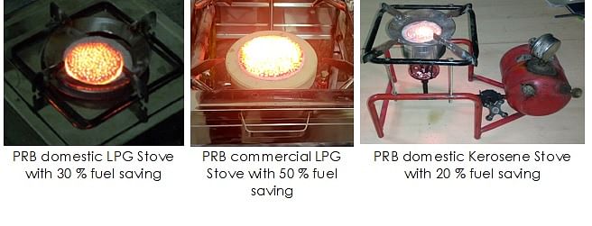 The PRB-based cooking stoves developed by IIT Guwahati researchers. Credit: IIT Guwahati