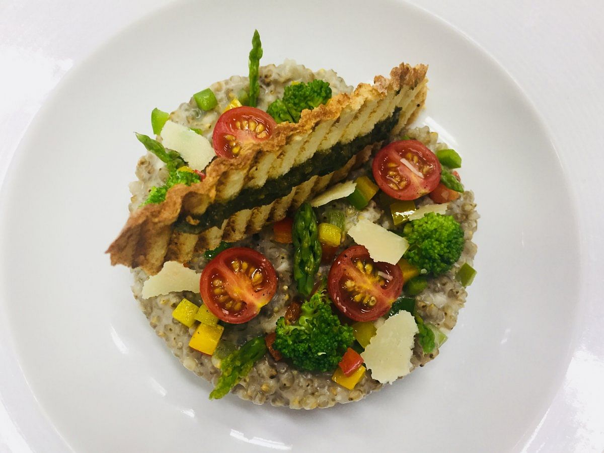 Pearl millet risotto