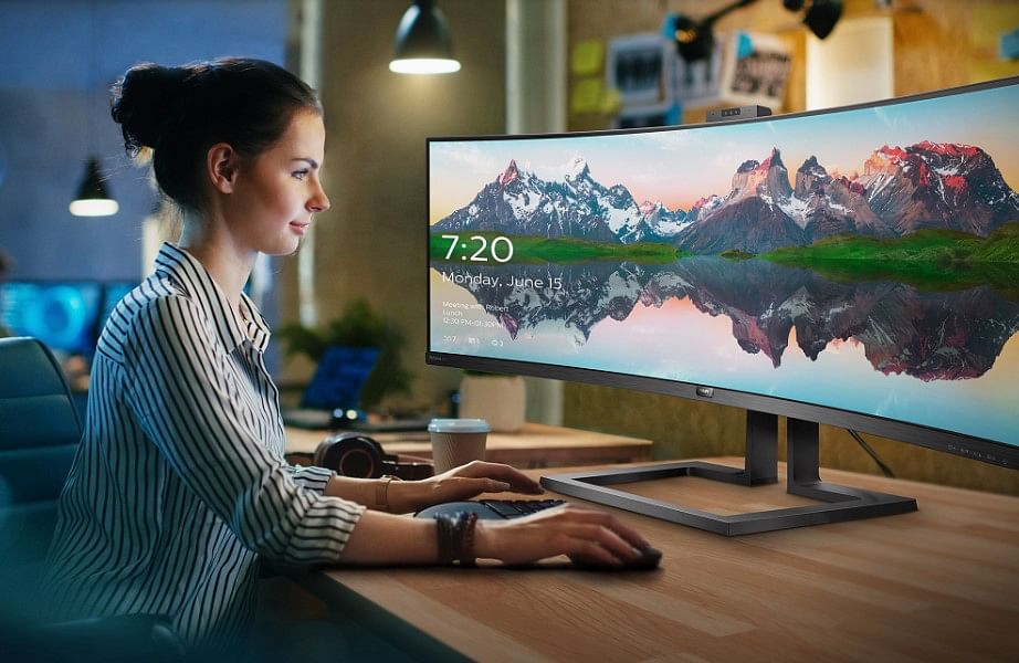 The new 49-inch P Line Monitor. Credit: Philips