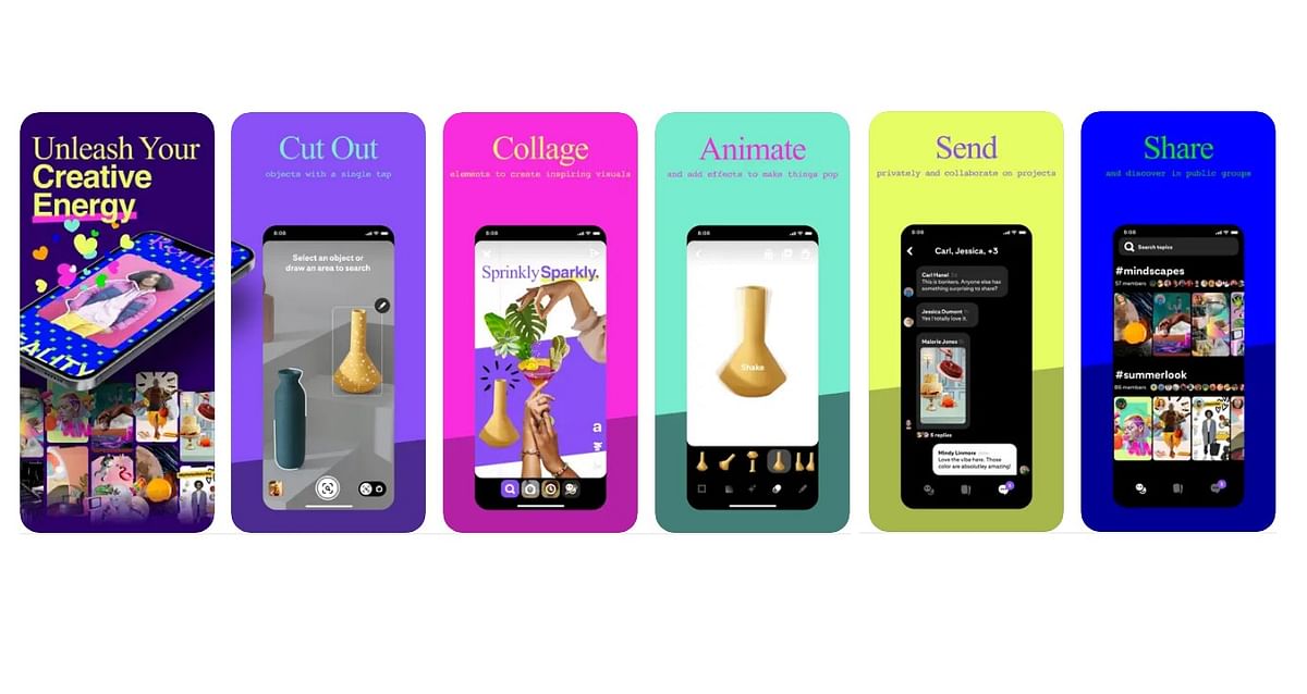 Pinterest's Shuffles app on Apple App Store (screen-grab)