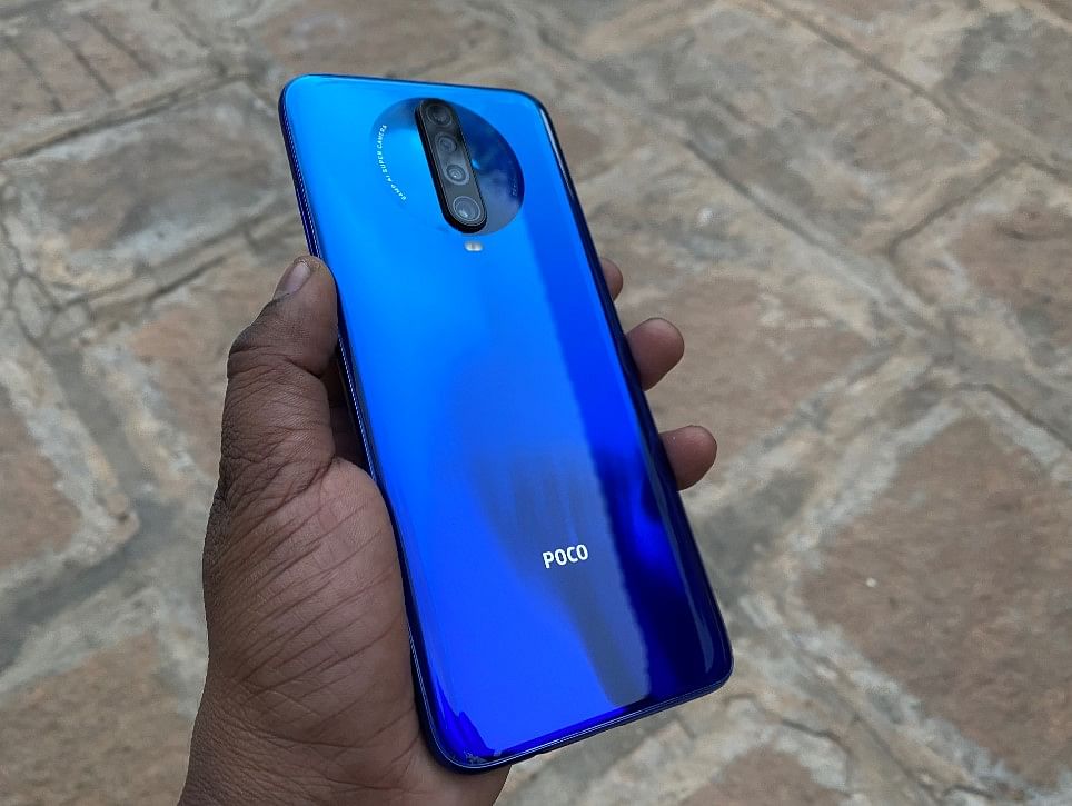 Poco X2 comes with glossy shell (DH Photo/Rohit KVN)