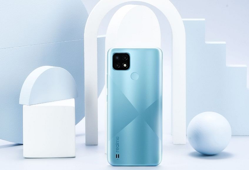 The new C21 Cross Blue. Credit: Realme India