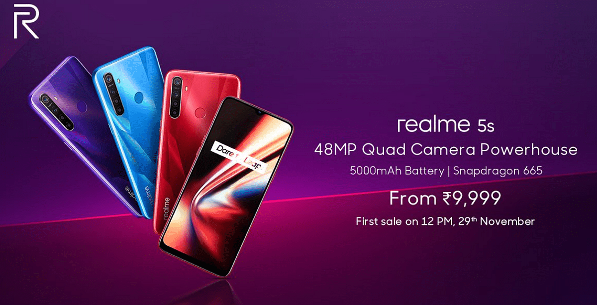 Realme 5s series launched in India (Picture Credit: Realme India/Twitter)