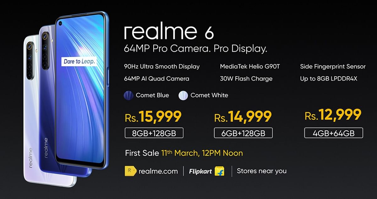The generic Realme 6 series price starts at Rs 12,999 (Credit: Realme Mobiles/Twitter)