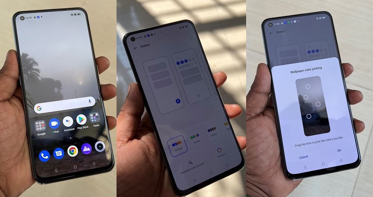 Realme GT 5G with Android 12 beta-based Realme UI 3.0. Credit: DH Photo/KVN Rohit